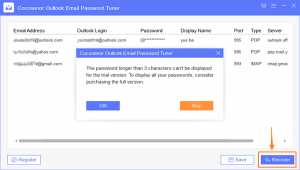 Cocosenor Outlook Email Password Tuner