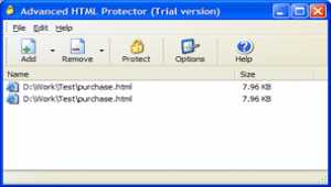 Advanced HTML Protector
