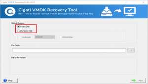 Cigati VMDK Recovery Tool